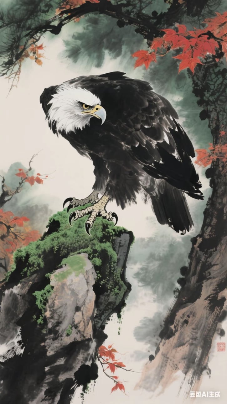 名家执笔纯手工国画山水画客厅花鸟画书画风水墨画松鹤延年长寿图 名家手绘 原生态艺术佳作